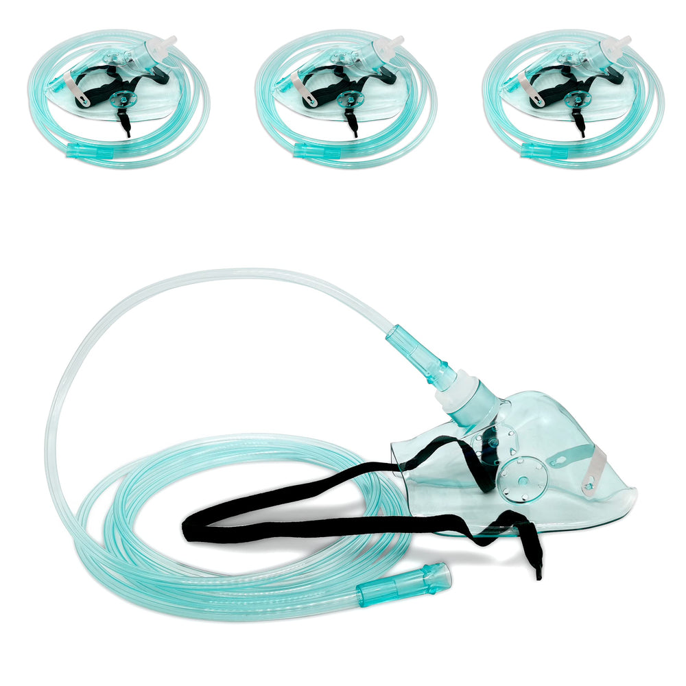 foqitoxi adult europe oxygen mask with 6.6ft tubing for home use