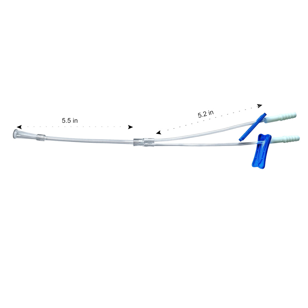Foqitoxi female connector offers easy attachment to different tubing setups.