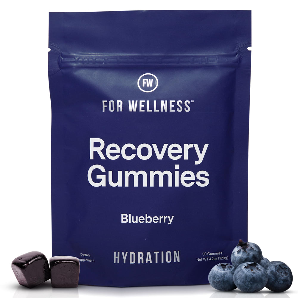 For Wellness Recovery Gummies Hydrate bottle for on-the-go hydration