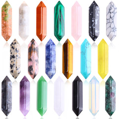 FORBY hexagonal crystal wand with amethyst for meditation focus and calm.