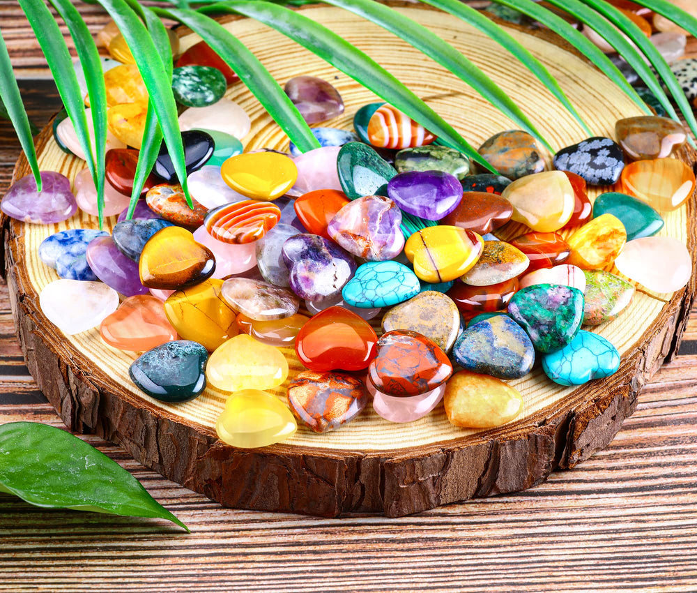 FORBY heart stones suitable for yoga and Reiki sessions