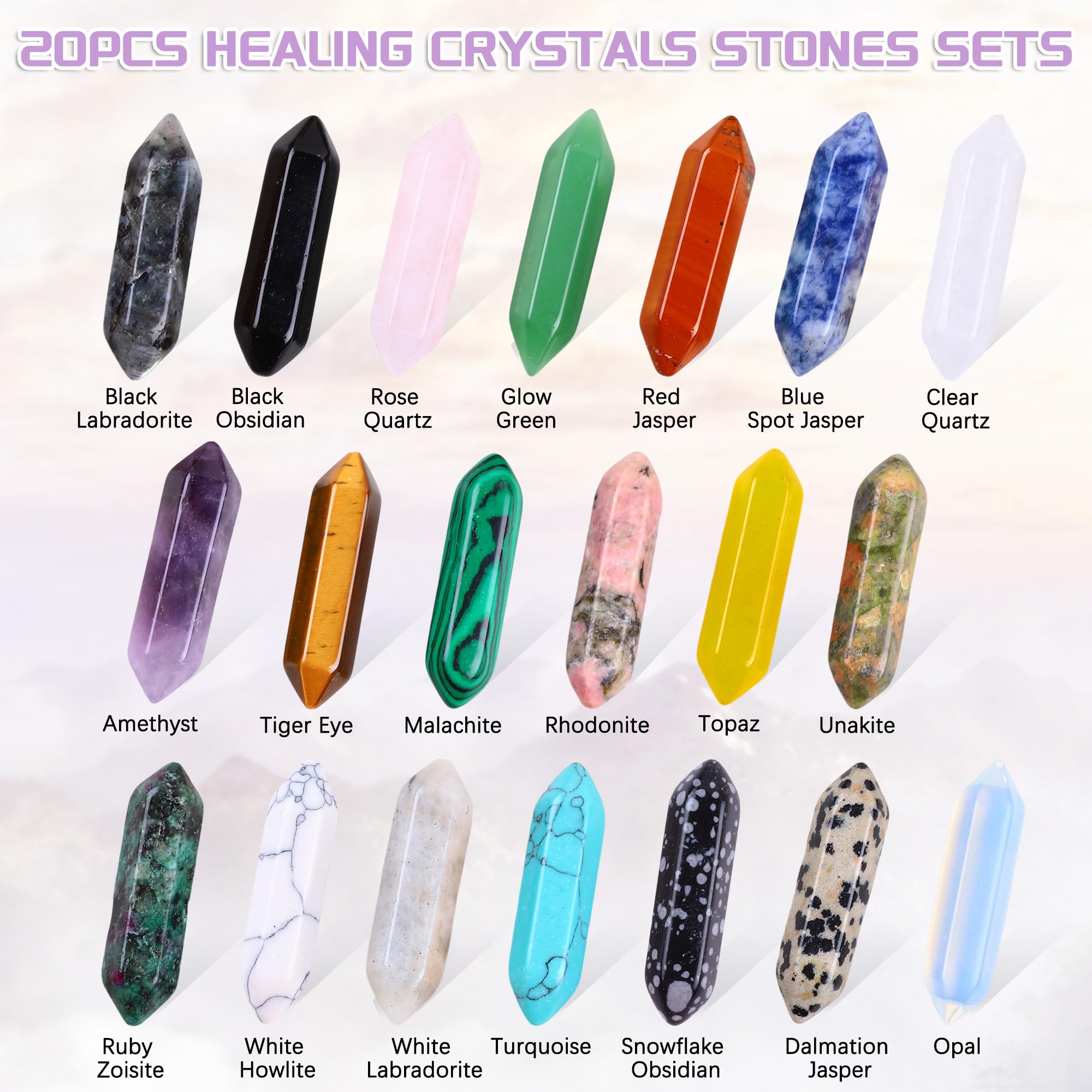 FORBY rose quartz wand promotes emotional balance and serene energy during yoga.