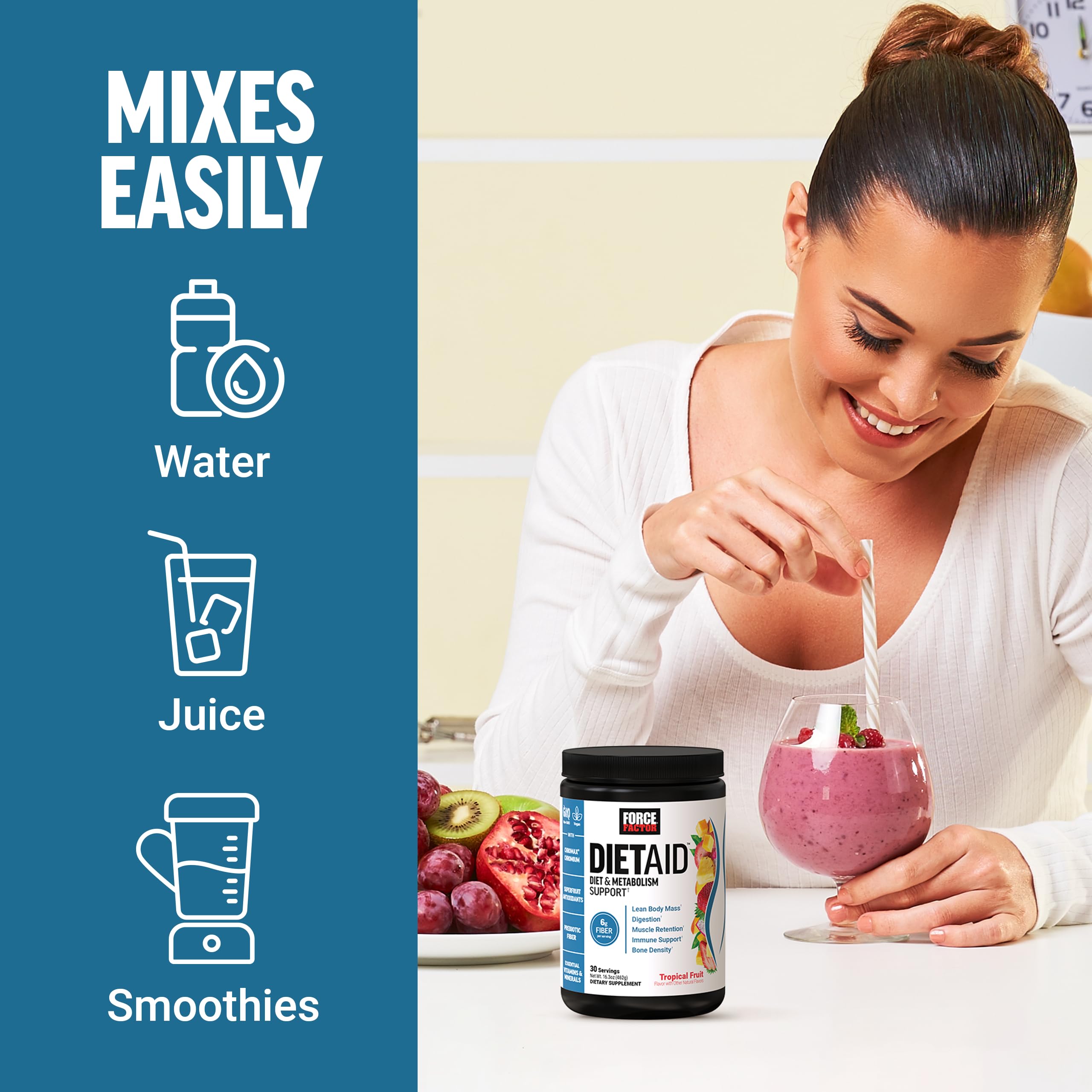 Force Factor Diet Aid magnesium calcium vitamin D blend.