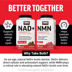 Close-up of Force Factor NMN chew texture, a tasty daily wellness treat.
