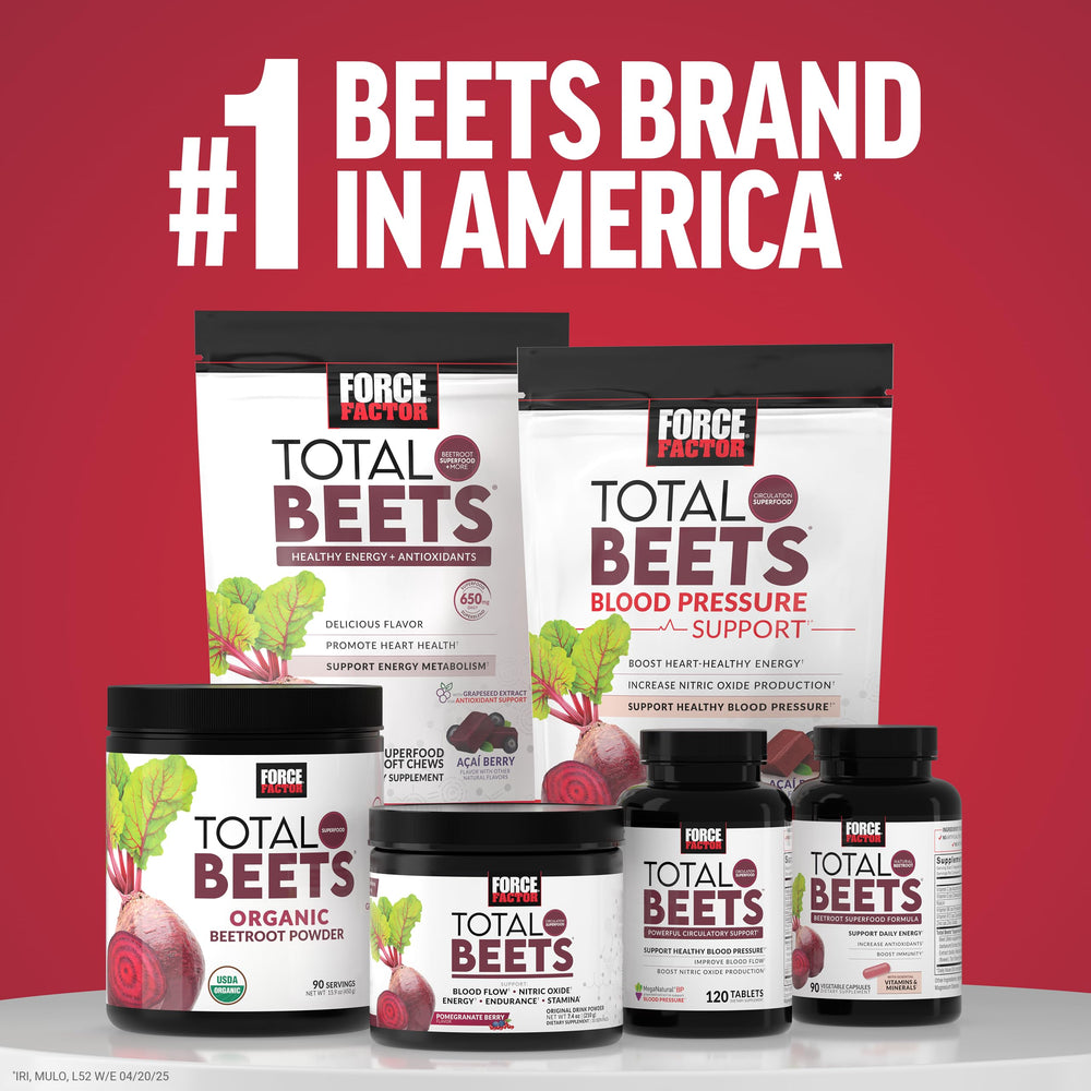 Force Factor Total Beets third-party testing seal