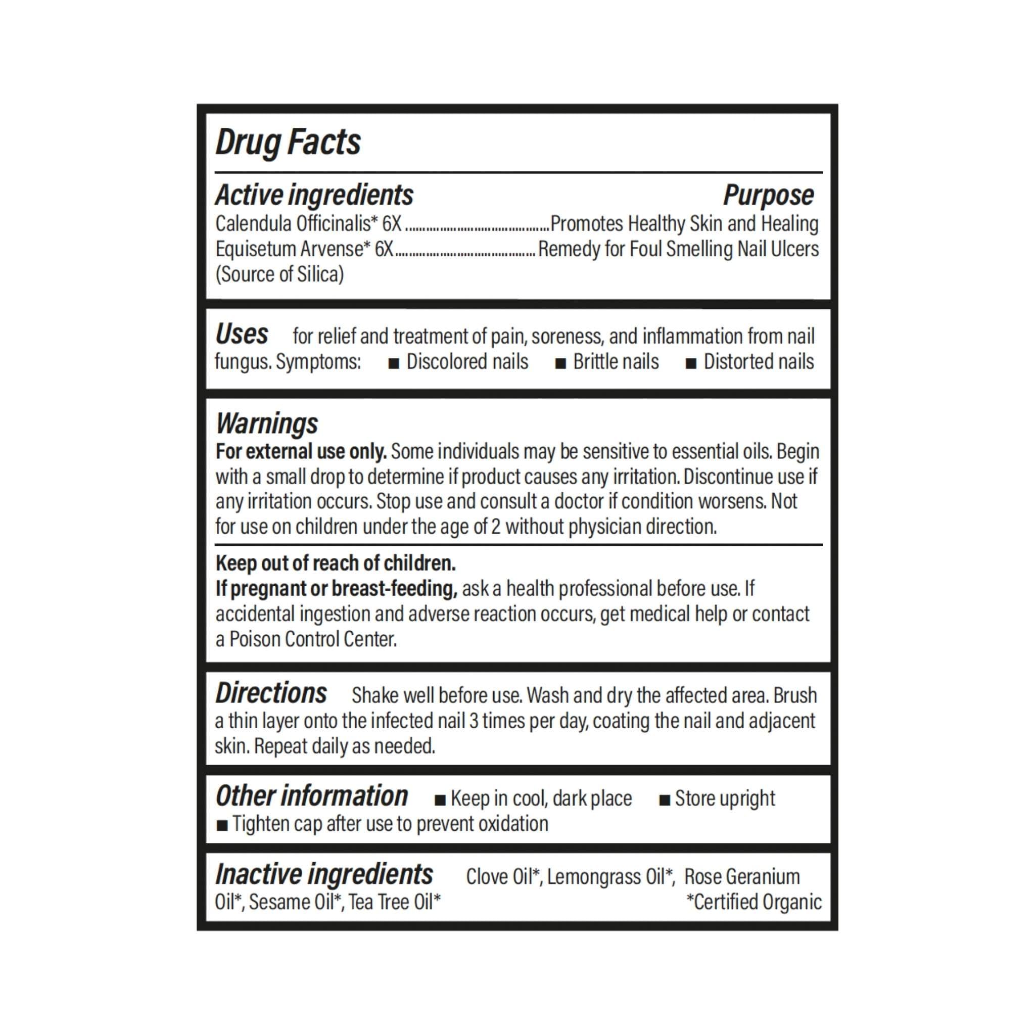 Forces of Nature Toenail anti-itch cream close-up highlights soothing action