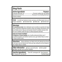 Forces of Nature Toenail anti-itch cream close-up highlights soothing action
