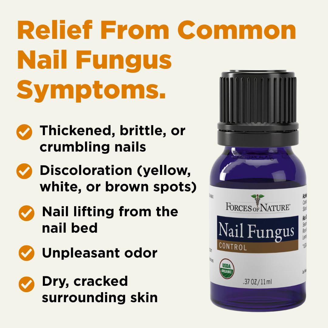Forces of Nature Toenail application scene demonstrates convenient daily use