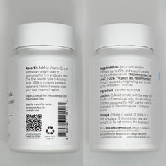 FOREST OF THE BORGES'S Pure Ascorbic Acid Powder desiccant-container preserving freshness