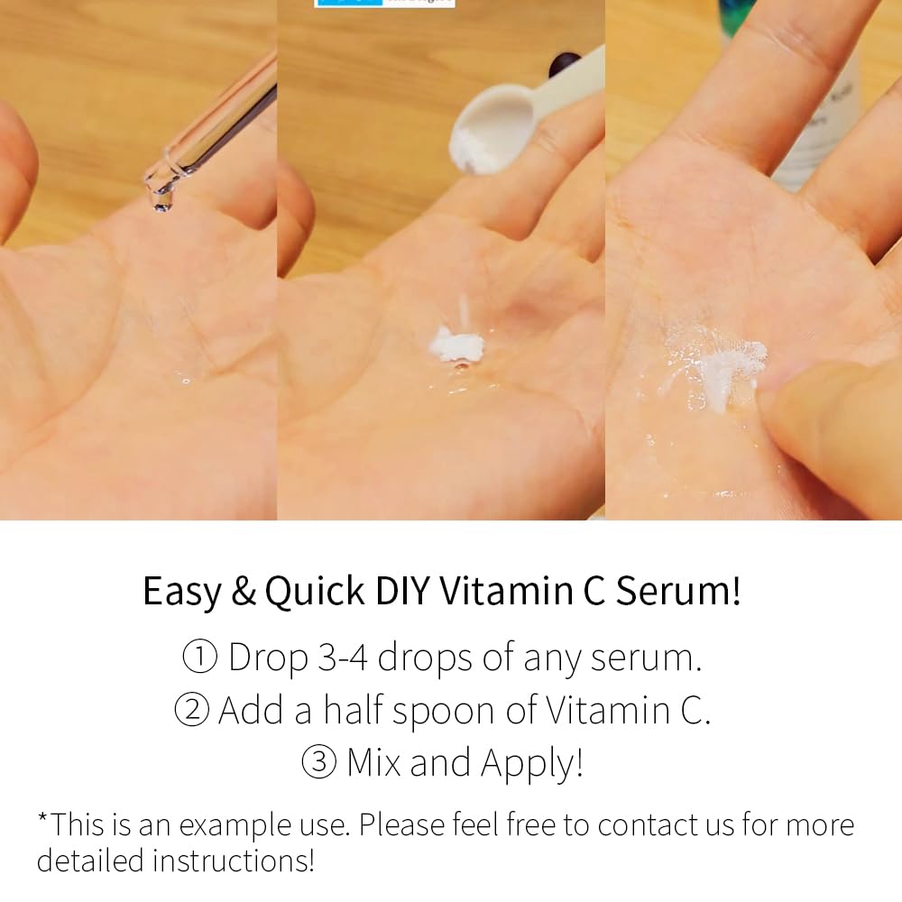 FOREST OF THE BORGES'S Pure Ascorbic Acid Powder patch test reminder for safety