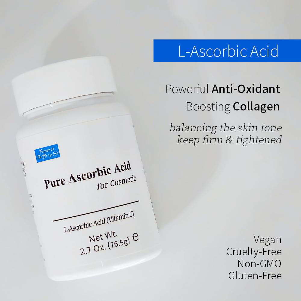 FOREST OF THE BORGES'S Pure Ascorbic Acid Powder storage guidance keeps quality intact