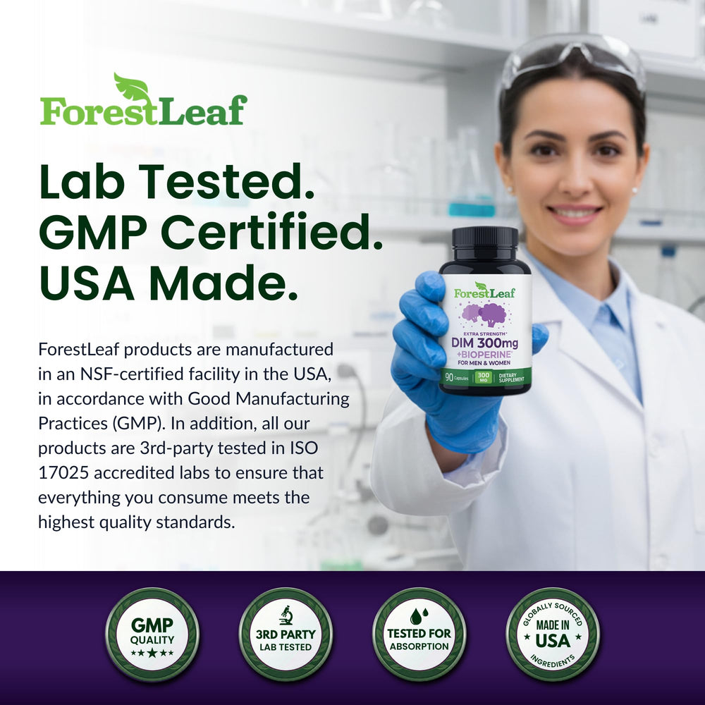 ForestLeaf BioPerine black pepper image illustrating absorption boost for nutrients.