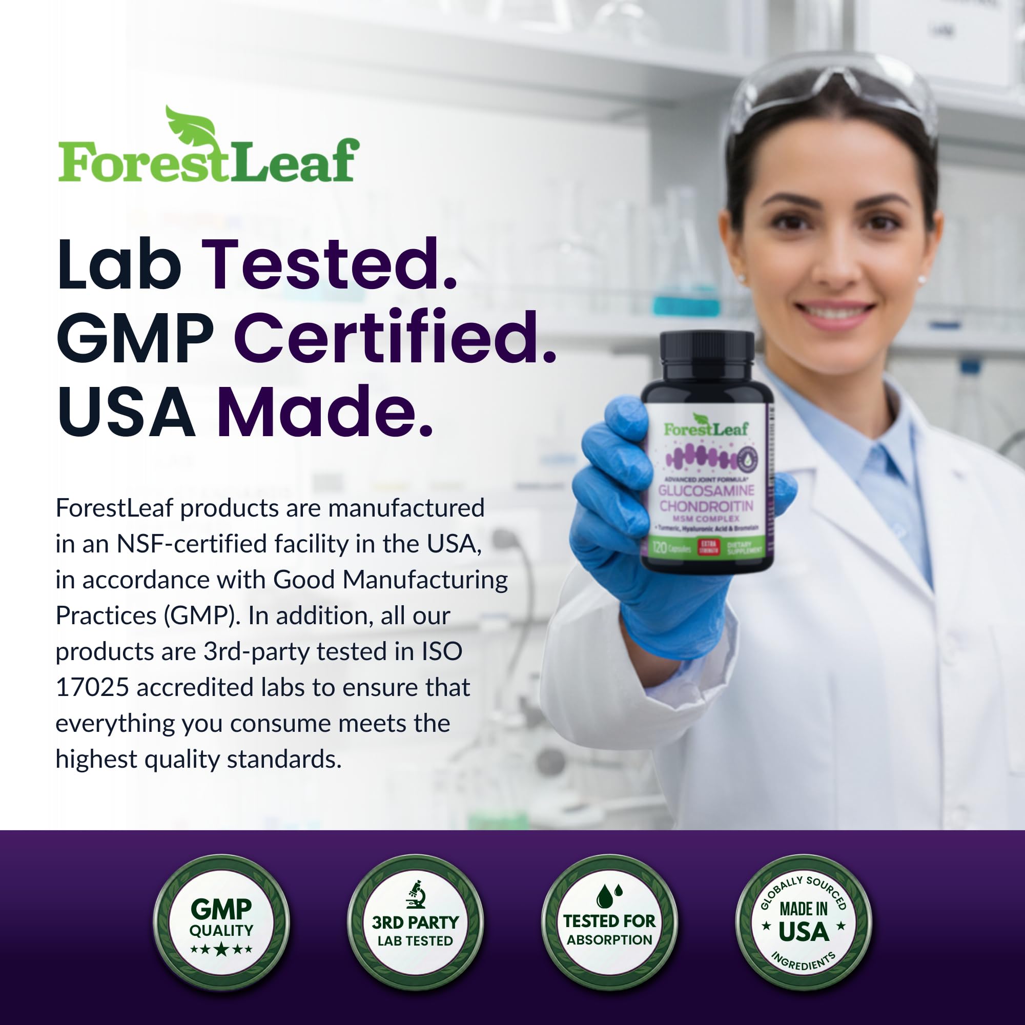 ForestLeaf bromelain ingredient close-up supporting comfortable movement