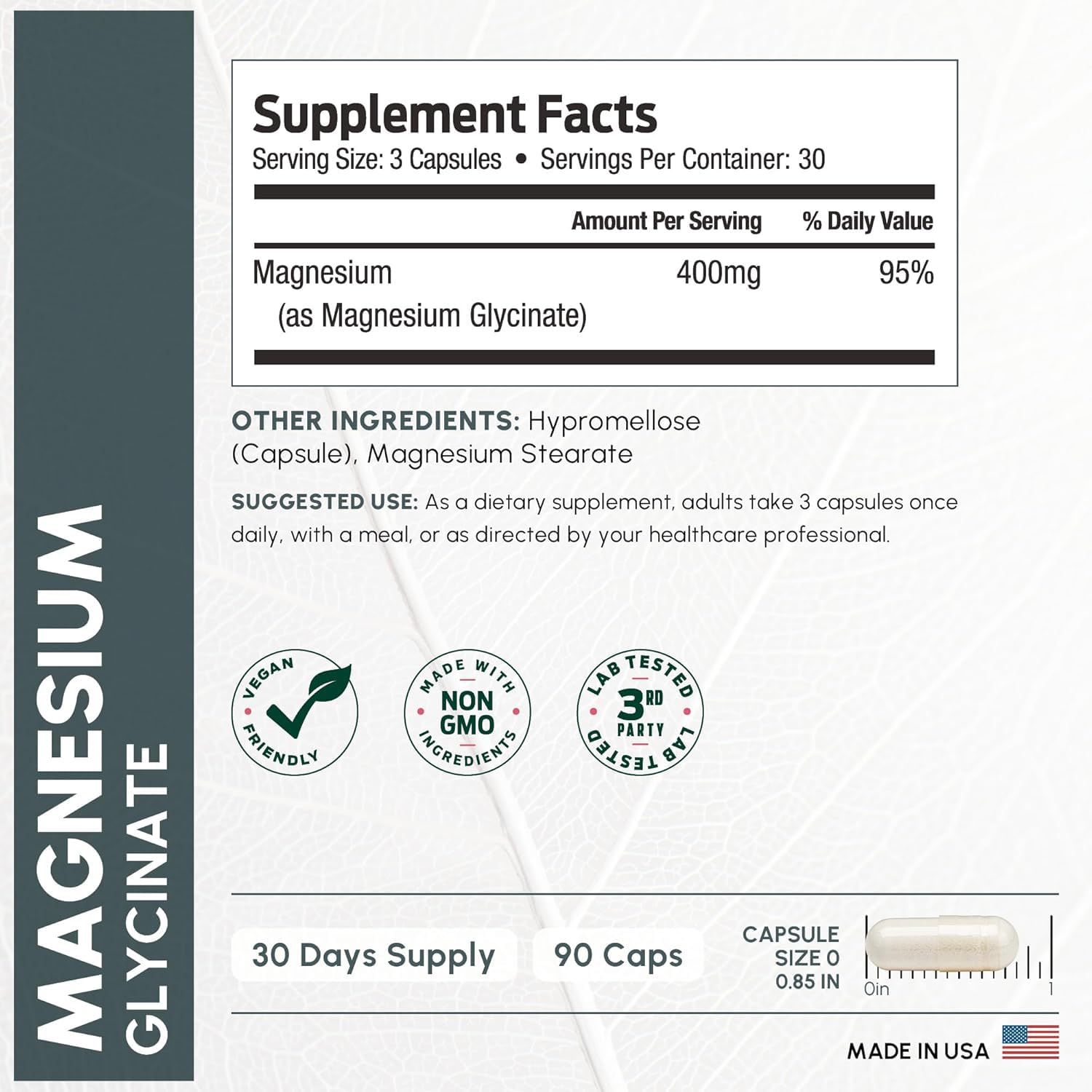 ForestLeaf heart and bone support capsules pictured for daily health