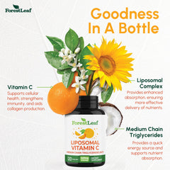 ForestLeaf label highlights non-GMO, gluten-free, dairy-free, soy-free with coconut allergen note.