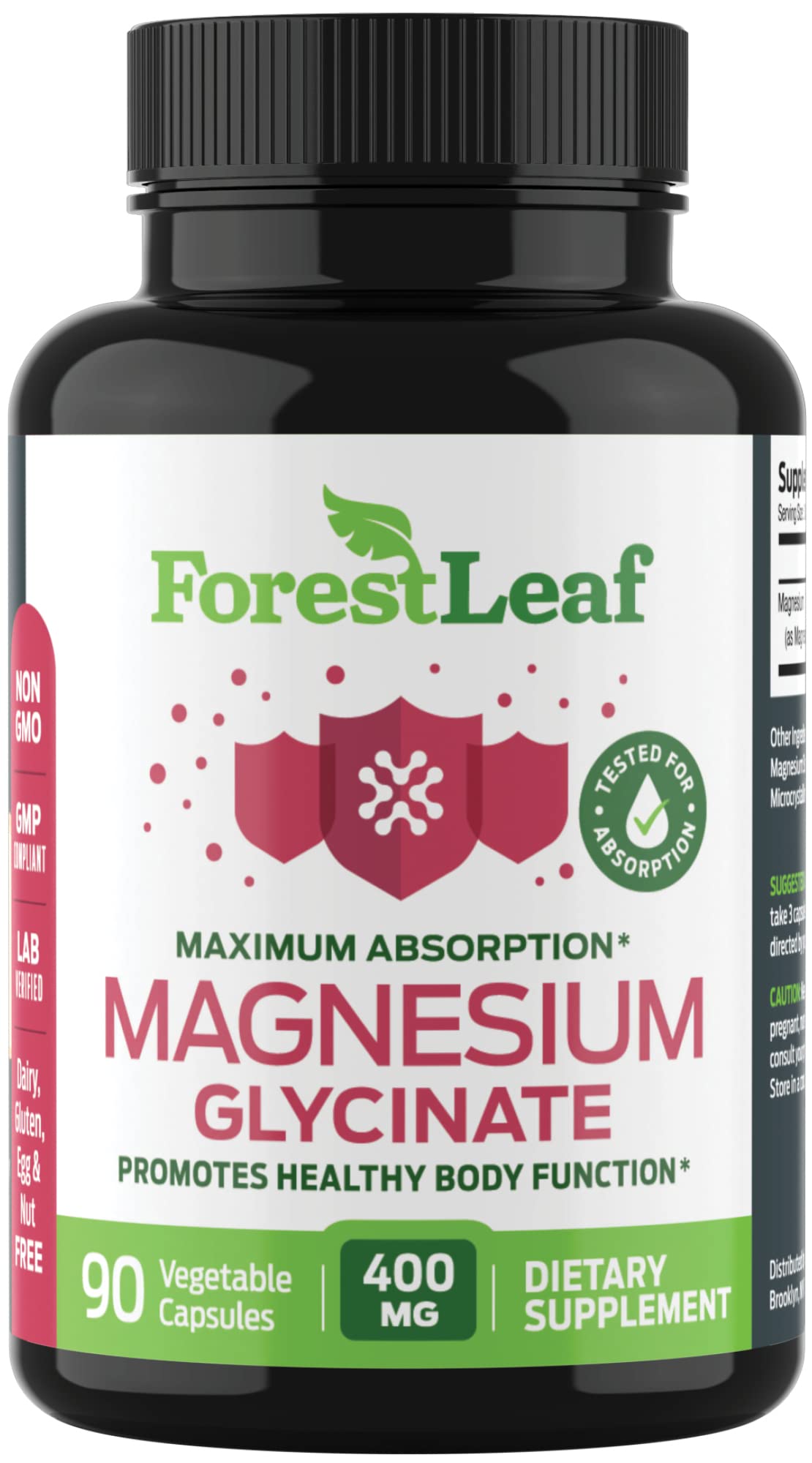 ForestLeaf vegetarian friendly capsules suitable for plant-based diets