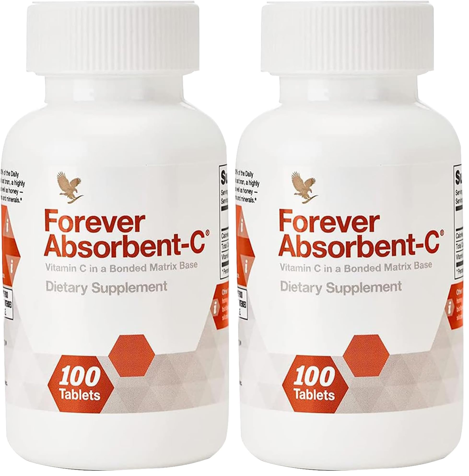 Forever Living Absorbent-C orange-honey flavor chewables for daily immune health.