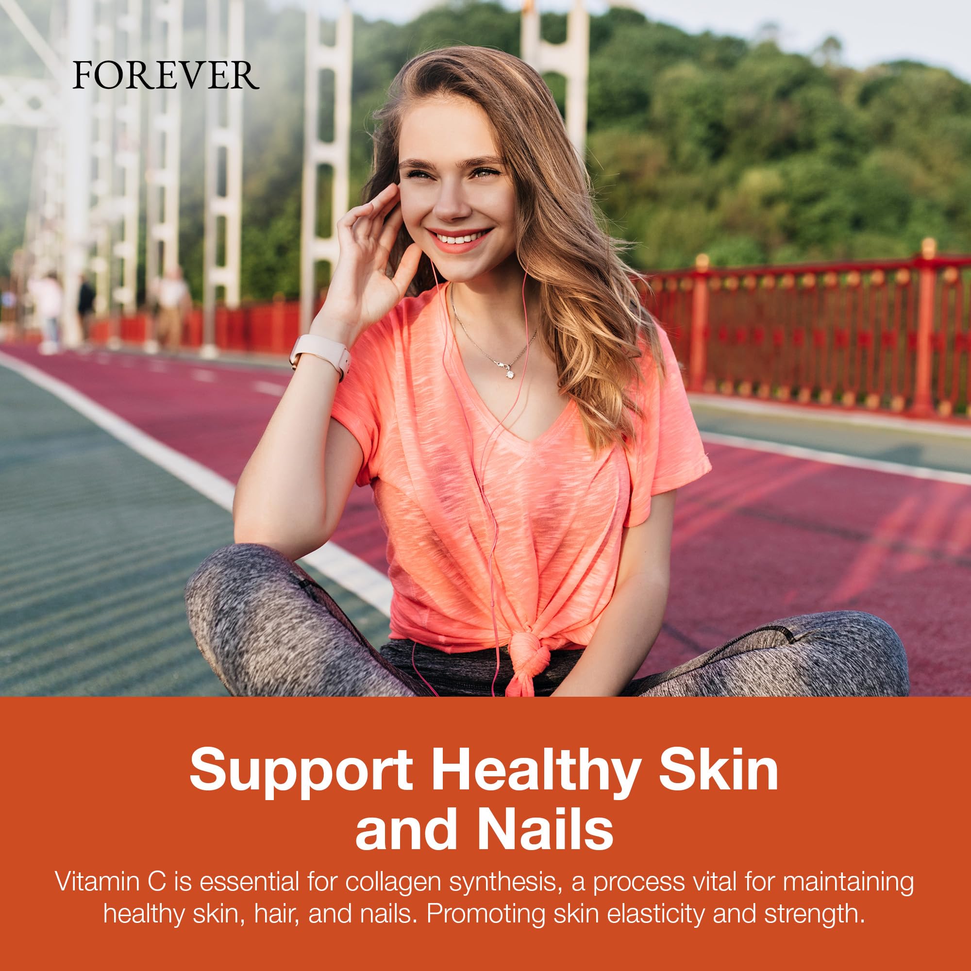 Forever Living Absorbent-C packaging and label with nutrition facts for informed choices.
