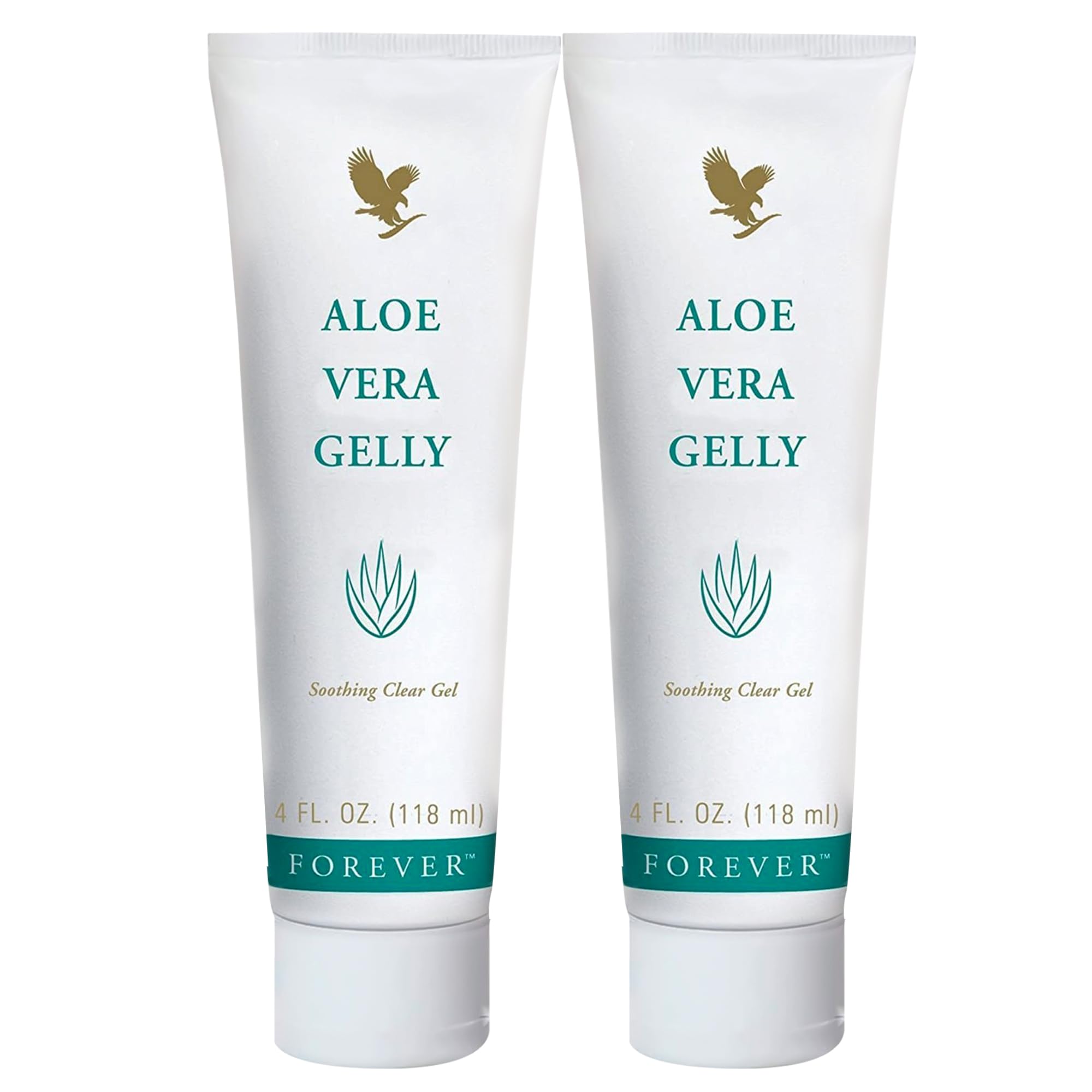 Forever Living Aloe Vera Gelly bottle shows pure gel for daily skin hydration.
