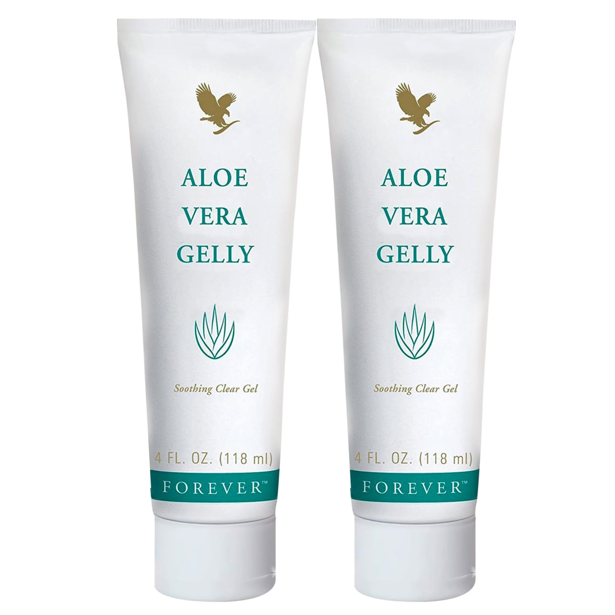 Forever Living Aloe Vera Gelly bottle shows pure gel for daily skin hydration.