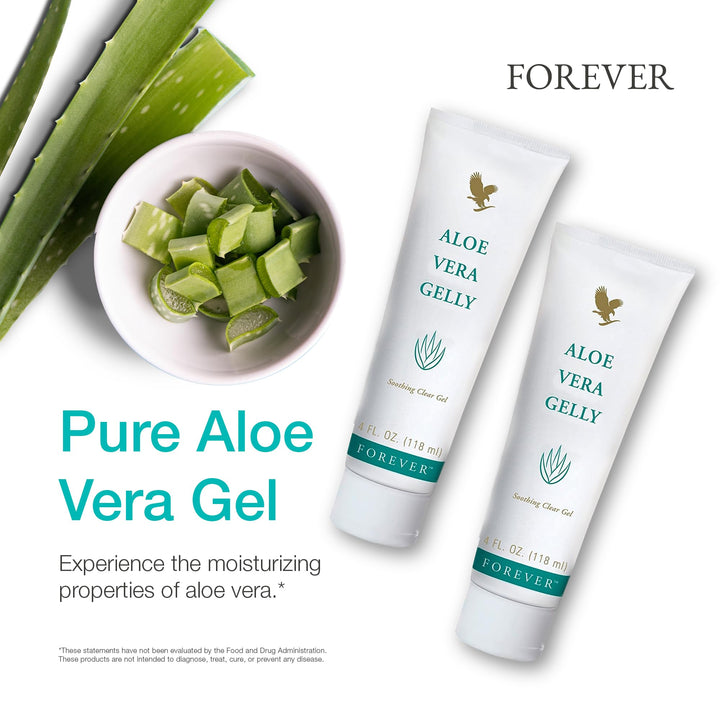 Forever Living Aloe Vera Gelly pack of two for convenient care.