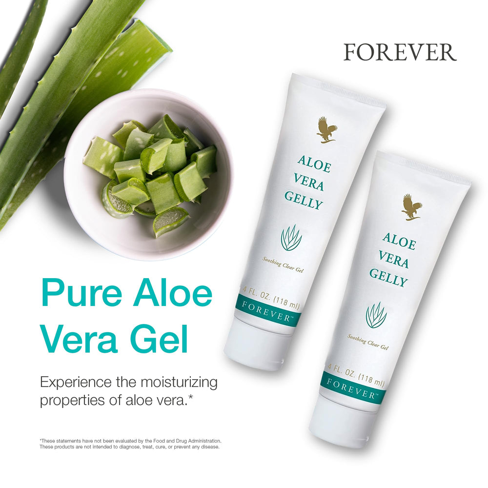 Forever Living Aloe Vera Gelly pack of two for convenient care.