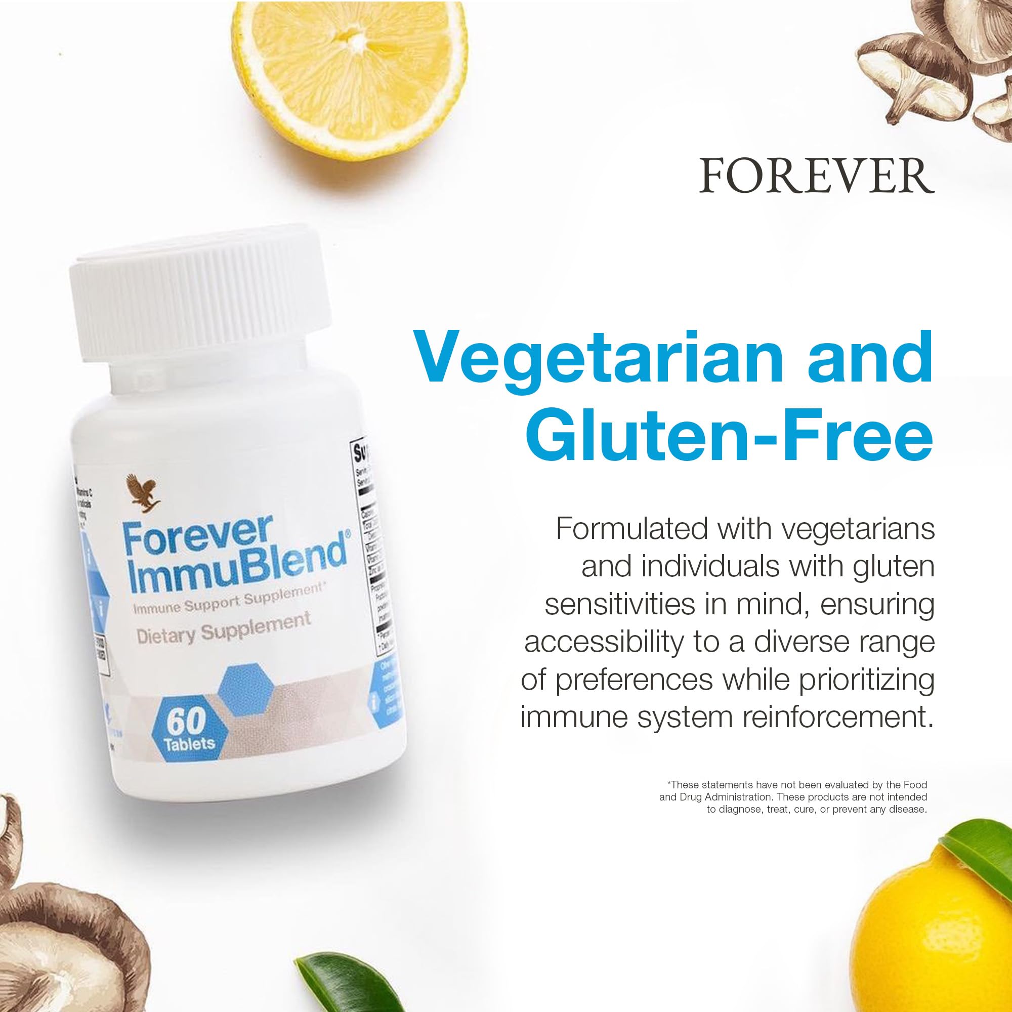 Forever ImmuBlend box packaging showing product branding and ingredients.