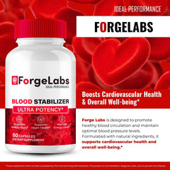 Forge Labs natural ingredients label emphasizing a clean formula.