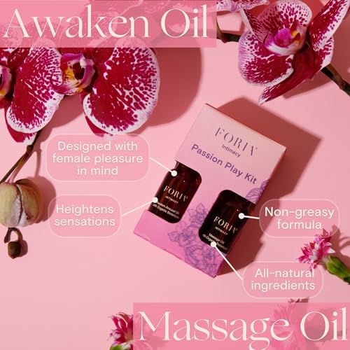 FORIA Passion Play Kit travel-size pack for on-the-go intimacy moments.