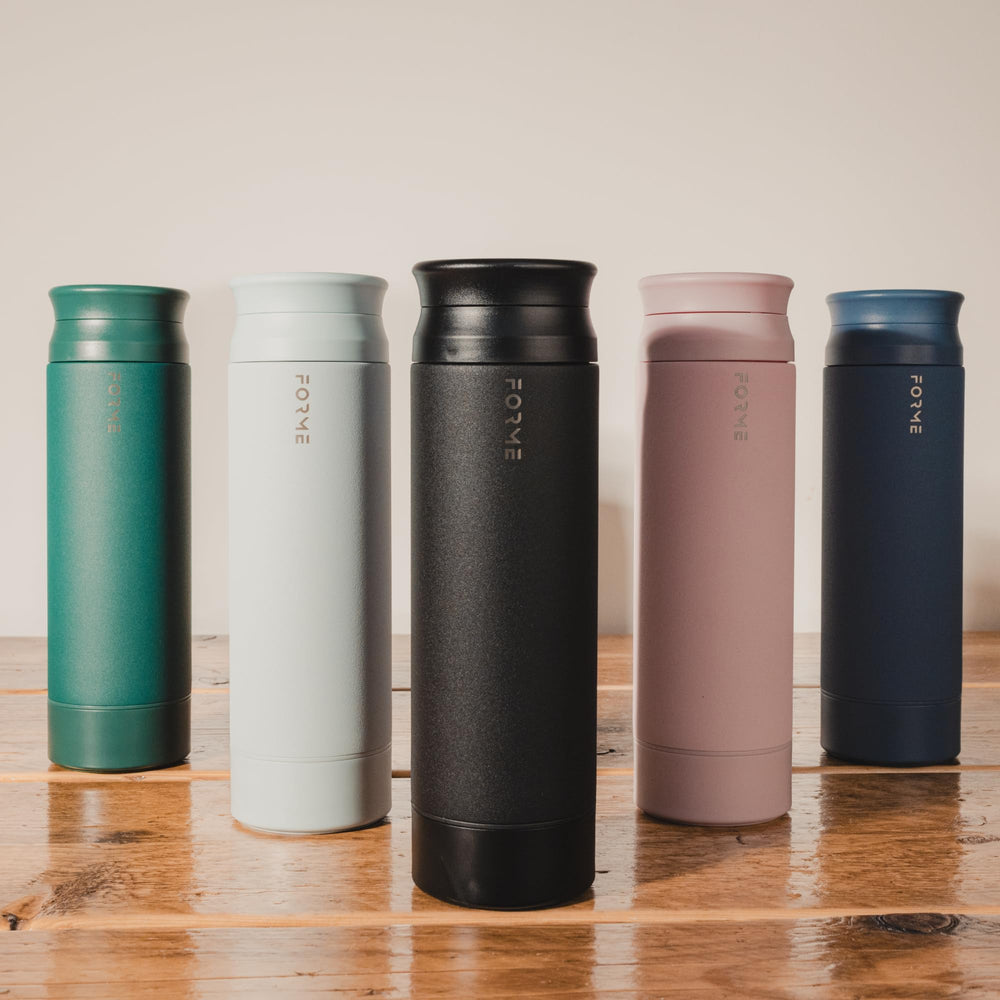 FORME Jungle 16.9 oz bottle fits in cup holders and gym bags.