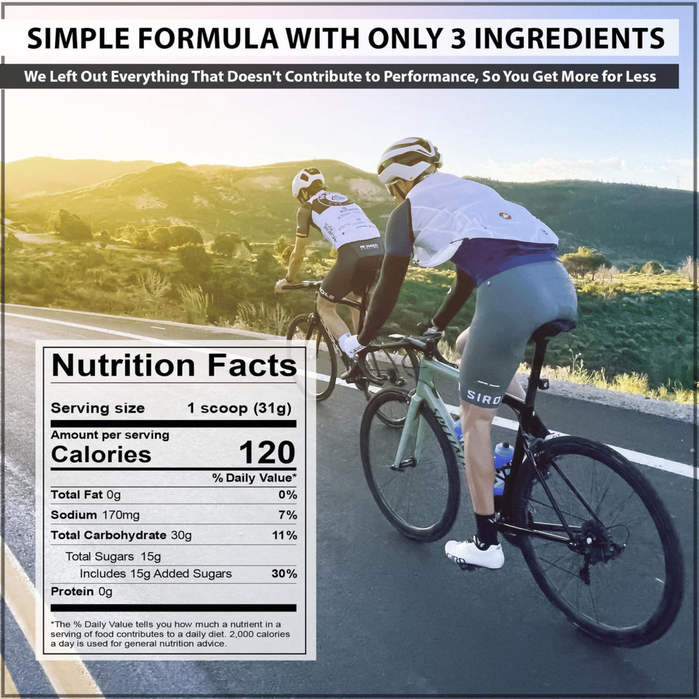 Formula 369 bottle pour shows quick hydration during training.