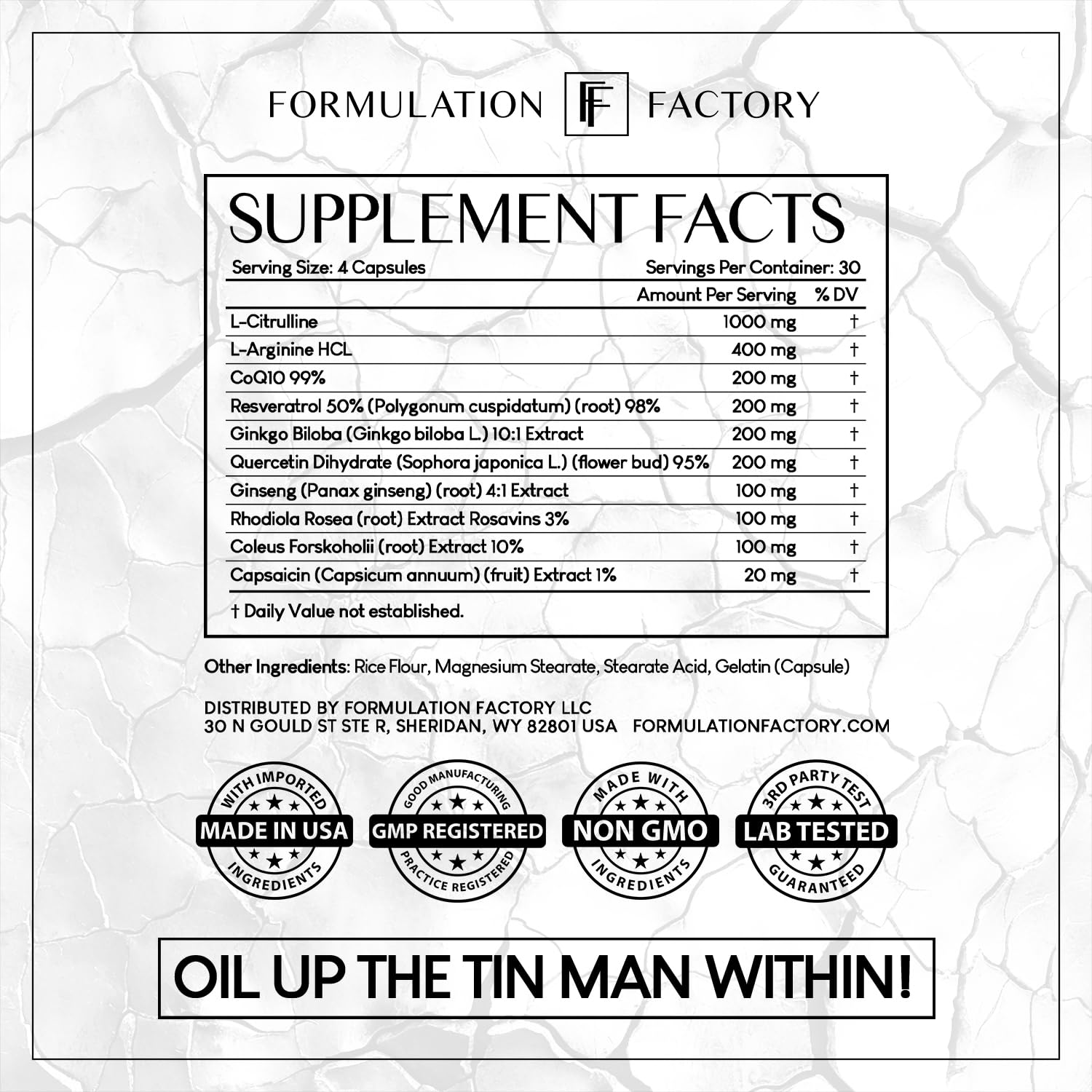 Daily-use timer suggests consistent dosing for best results with Heart of Steel