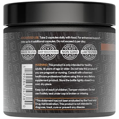 Formulation Factory Shroom Vroom bottle cap close-up emphasizing secure packaging.