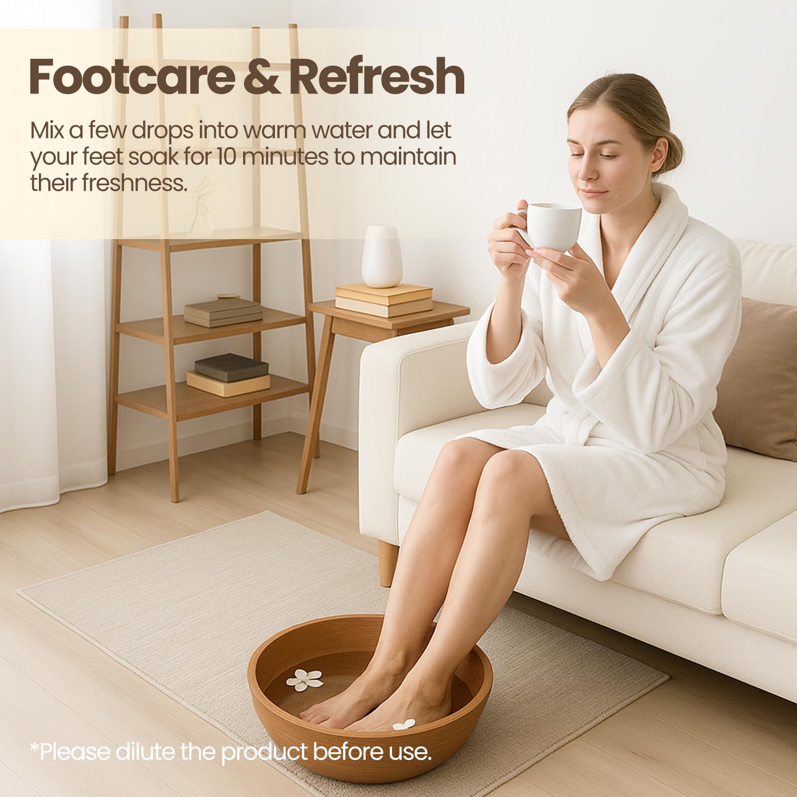 FORSYLVANEST peppermint oil blended into lotion for cooling skin