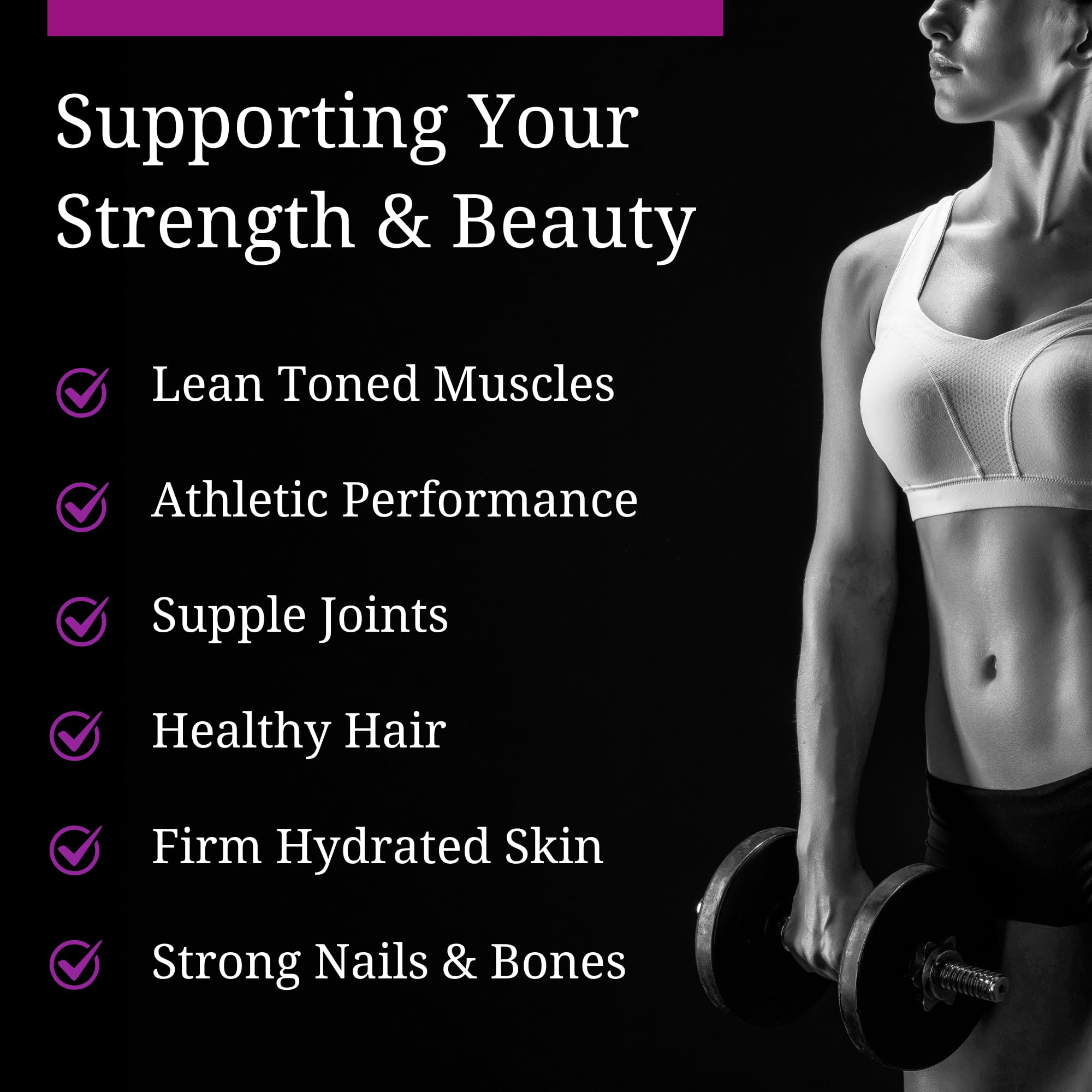 FORTABELLE Protein Powder for Women shake glass emphasizes smooth mixability and cocoa flavor.