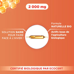Forté Pharma Organic Royal Jelly 2000mg close-up highlights rich texture and energy support