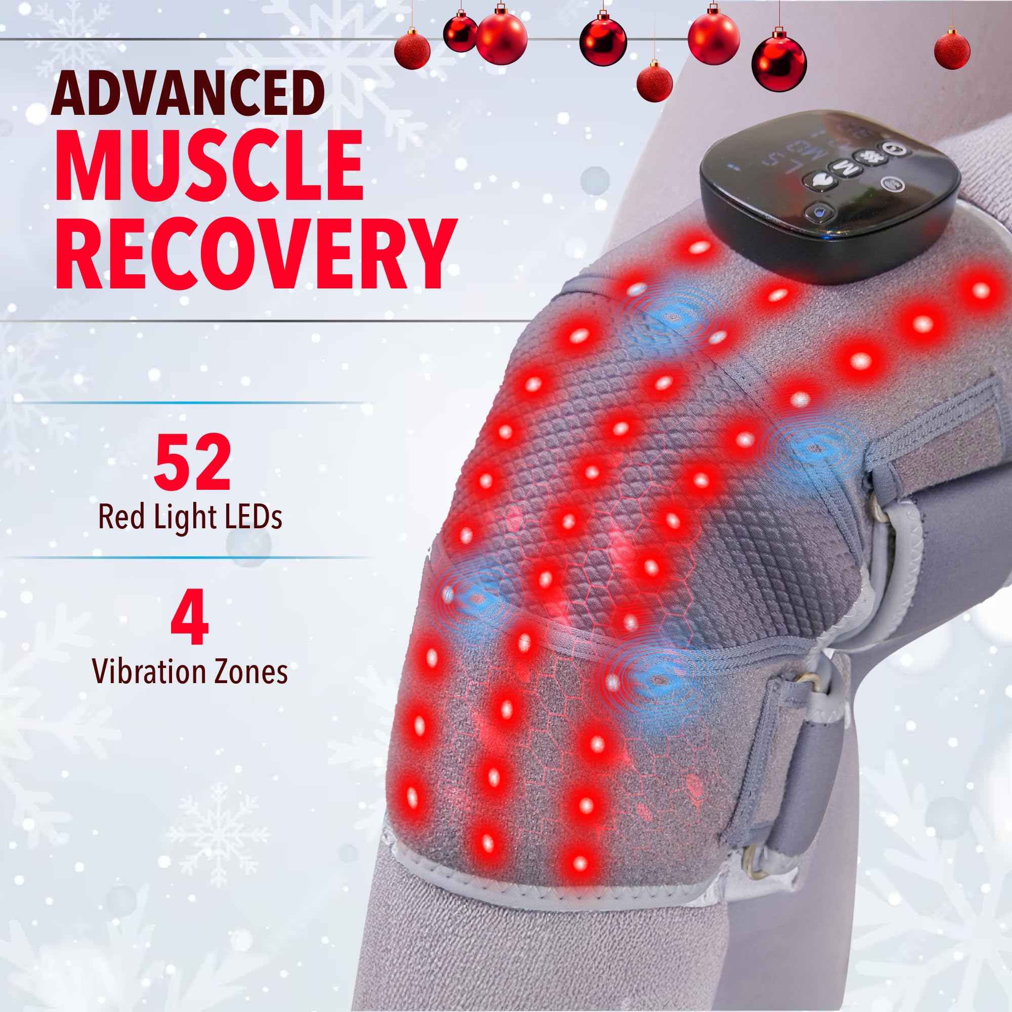 FORTHiQ RED+ cordless, rechargeable battery enables free movement during use.