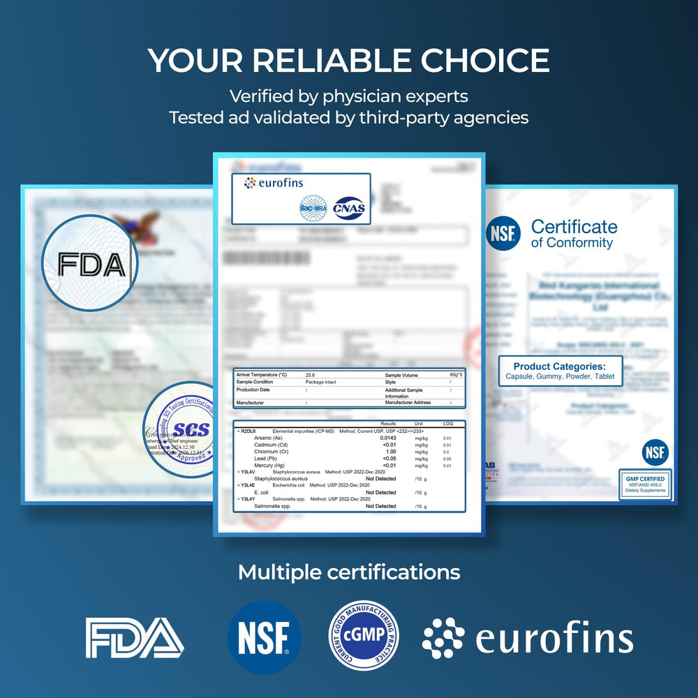FORTISCA NAD+ bottle back label outlining ingredients and dosage