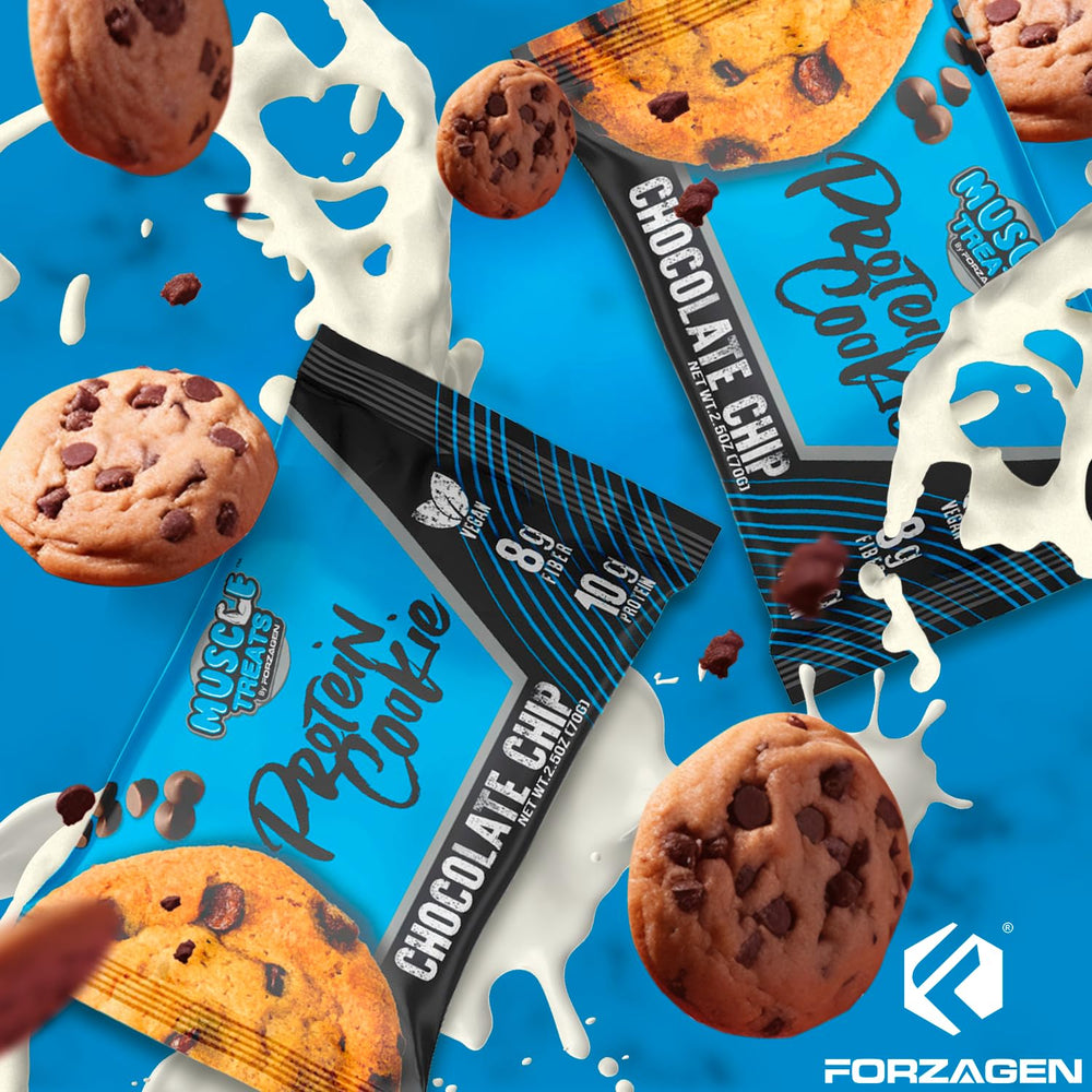Forzagen Muscle Treats cookie ingredient label, transparent nutrition details