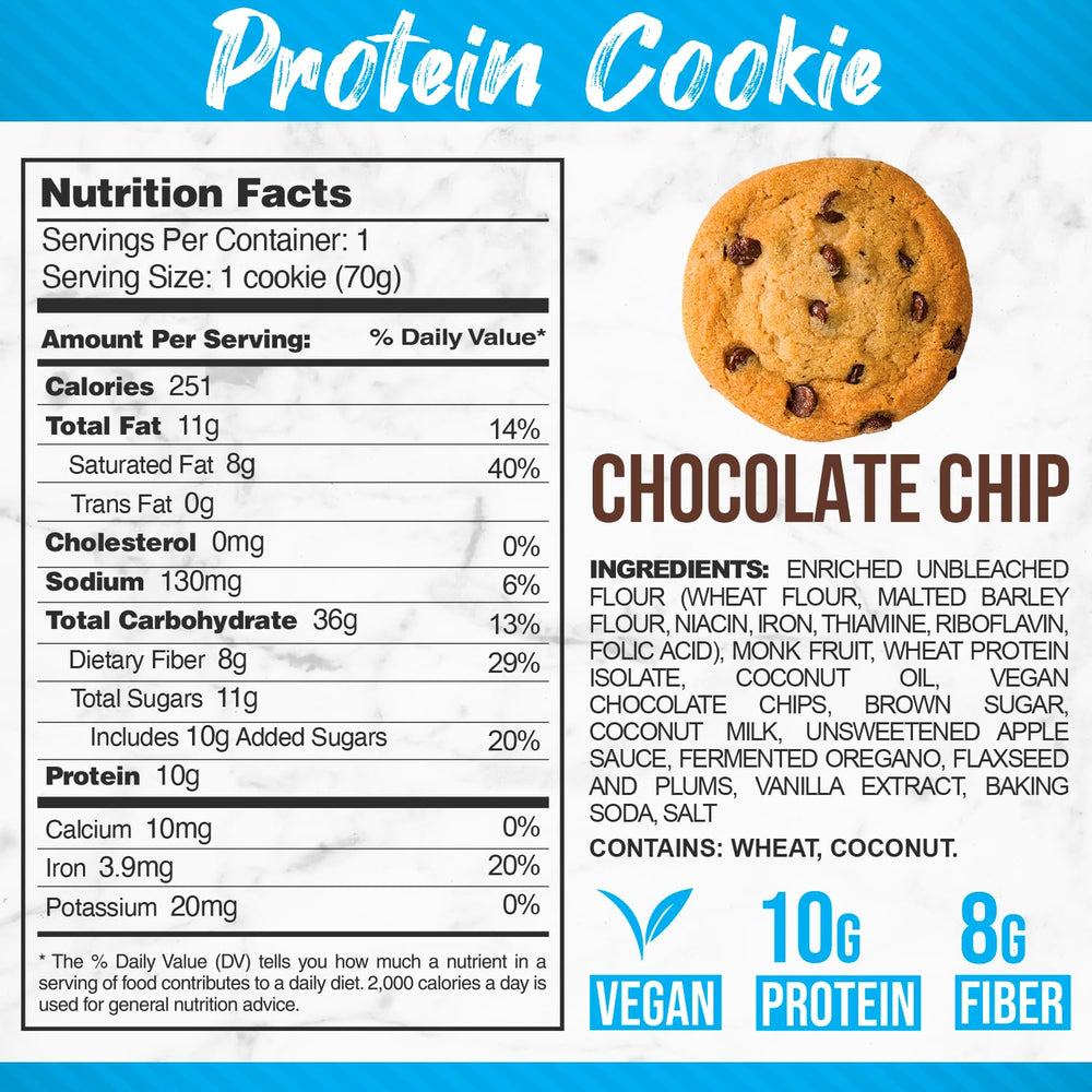 Forzagen Muscle Treats cookie pack front, convenient on-the-go protein snack