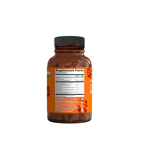 Four Sigmatic Focus Capsules bottle-closeup highlights natural ingredients and a clean vegan formula.