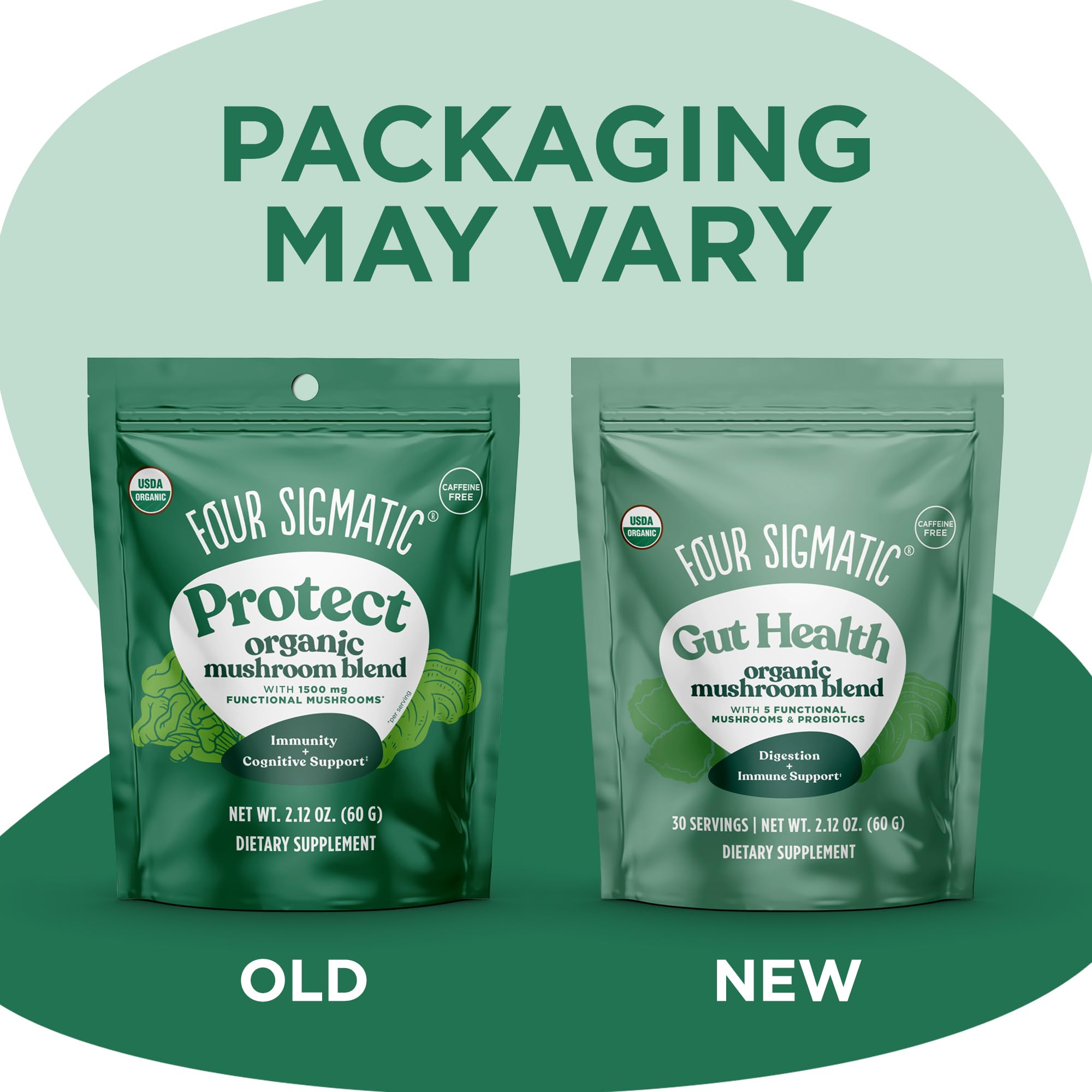 Four Sigmatic Gut Health Blend in a mug ready for daily immune support
