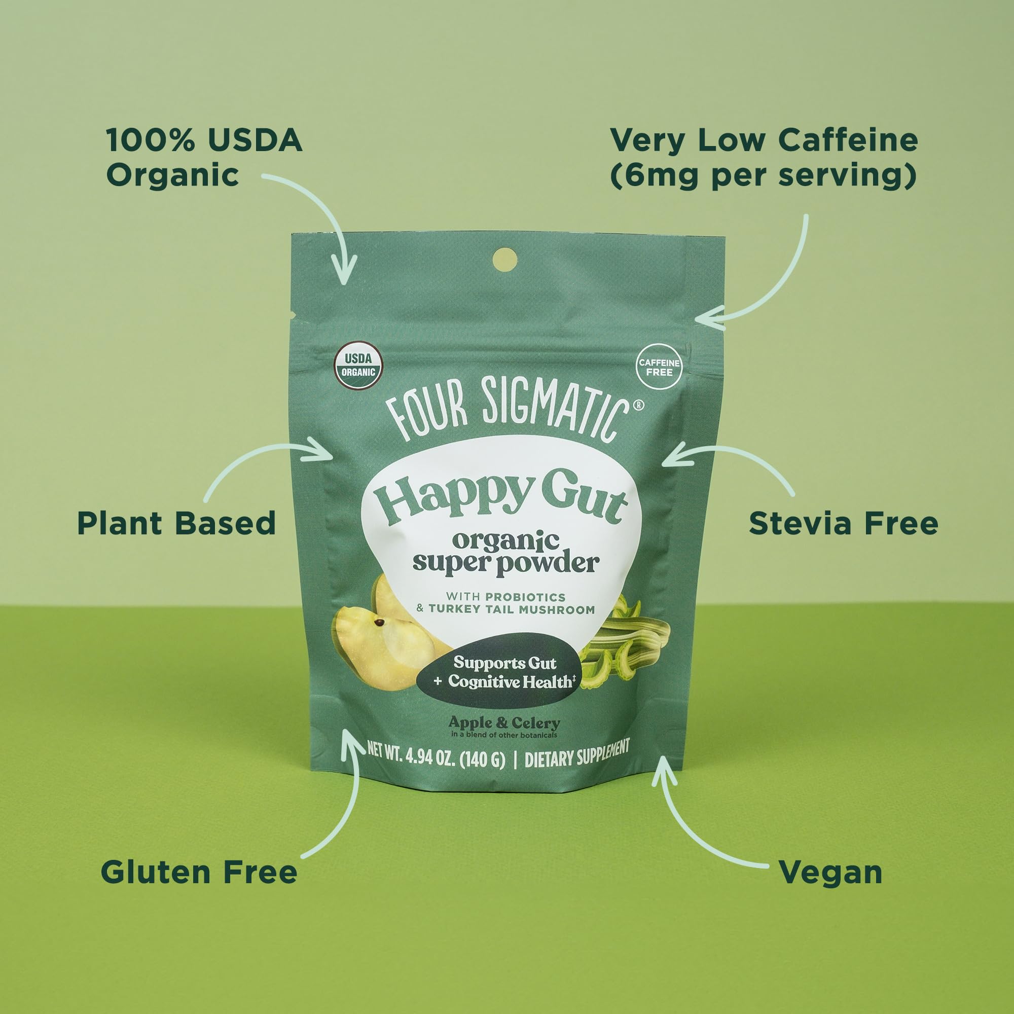 Close-up of moringa, chaga, and wheatgrass ingredients signaling nutrient-dense power.