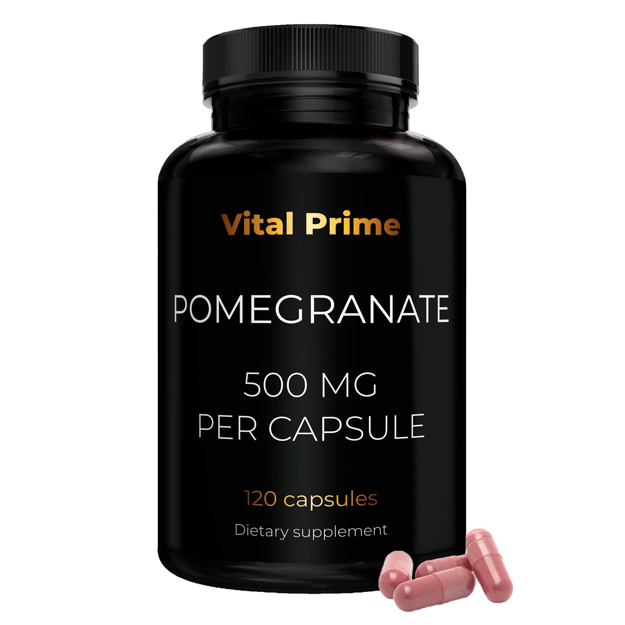 FourRoar Vital Prime bottle shown for a four-month daily supplement routine.