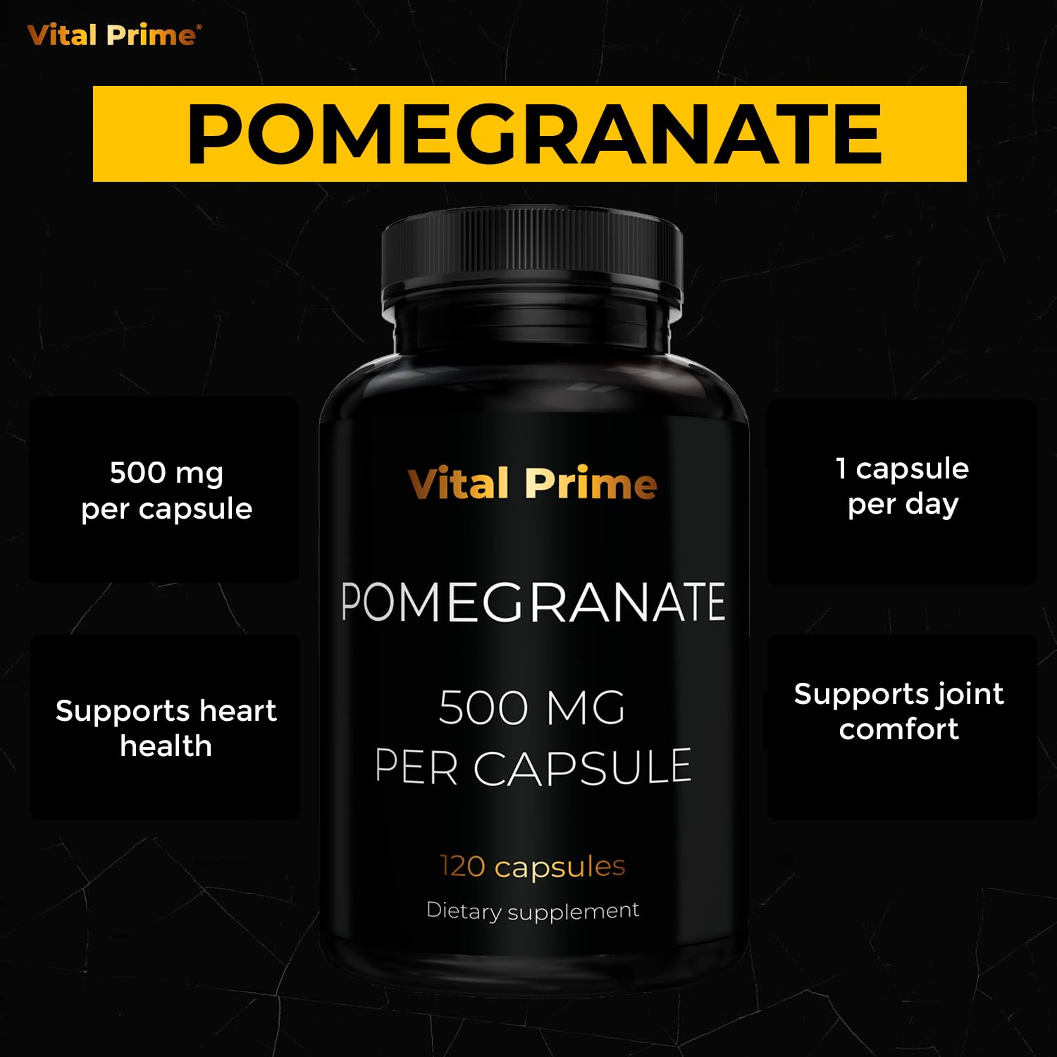 FourRoar Vital Prime label highlights vegan and non-GMO ingredients.