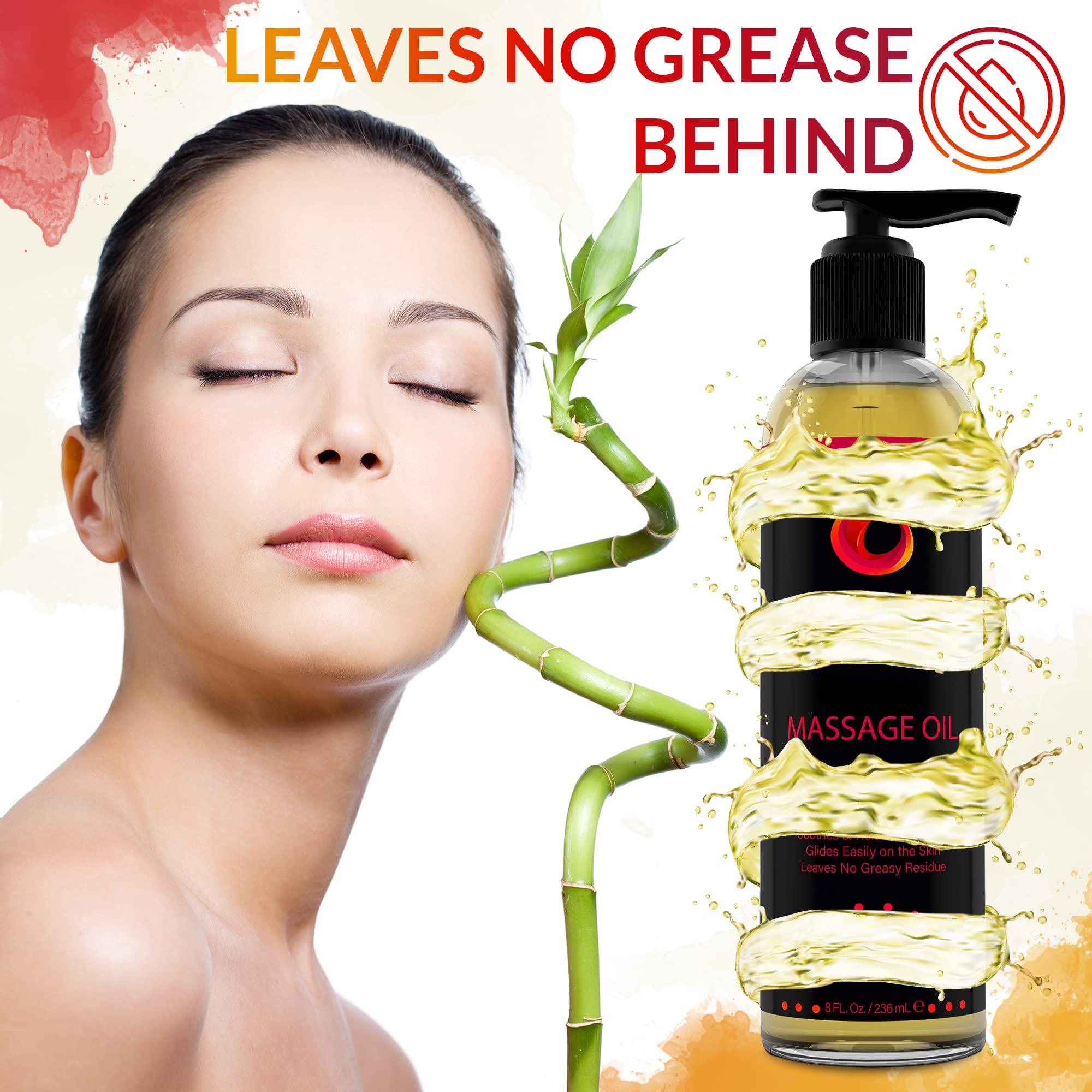 8 oz Fox Envy massage oil packaging ready for everyday care routines