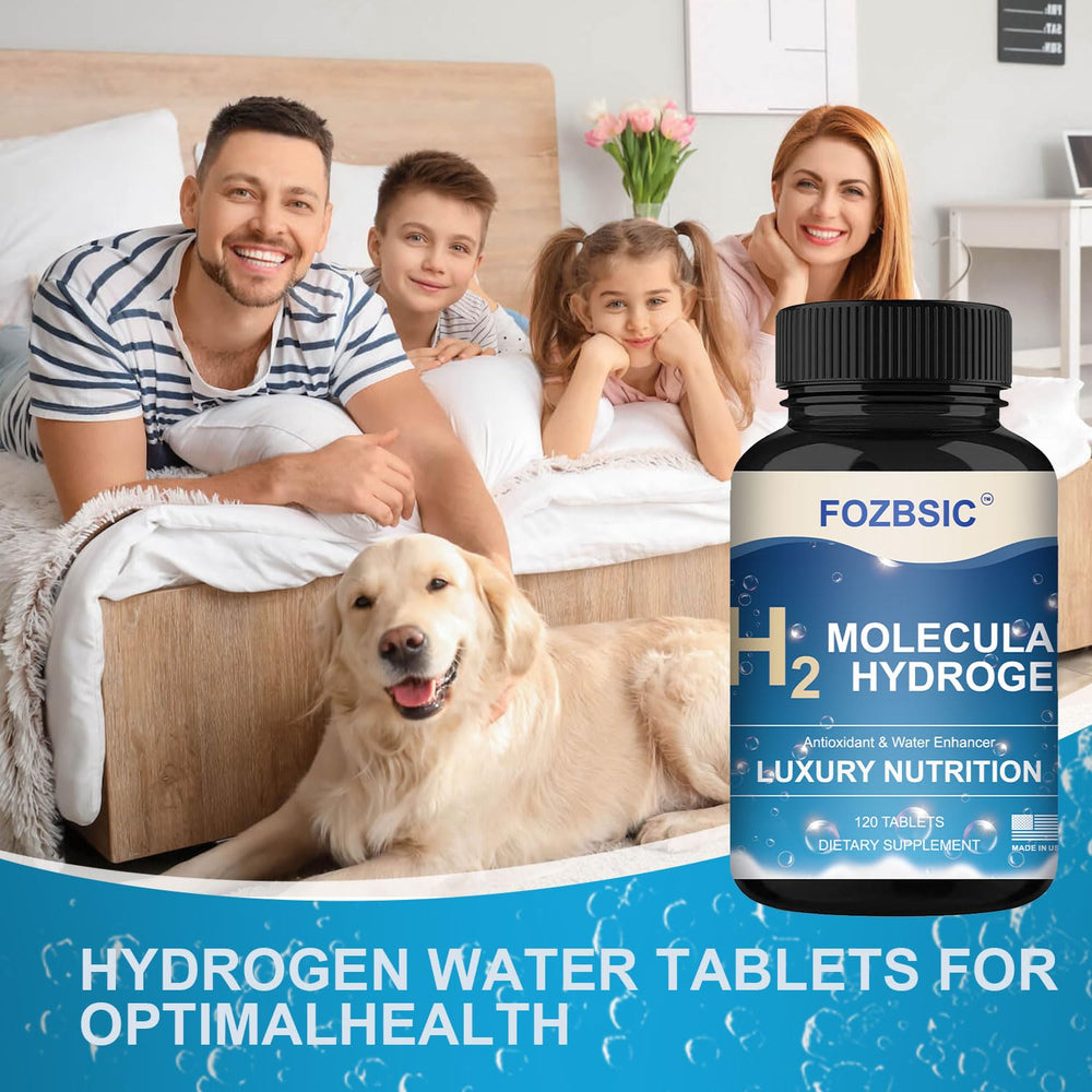 FOZBSIC Hydrogen Water Tablets travel-ready compact pack for gym use.
