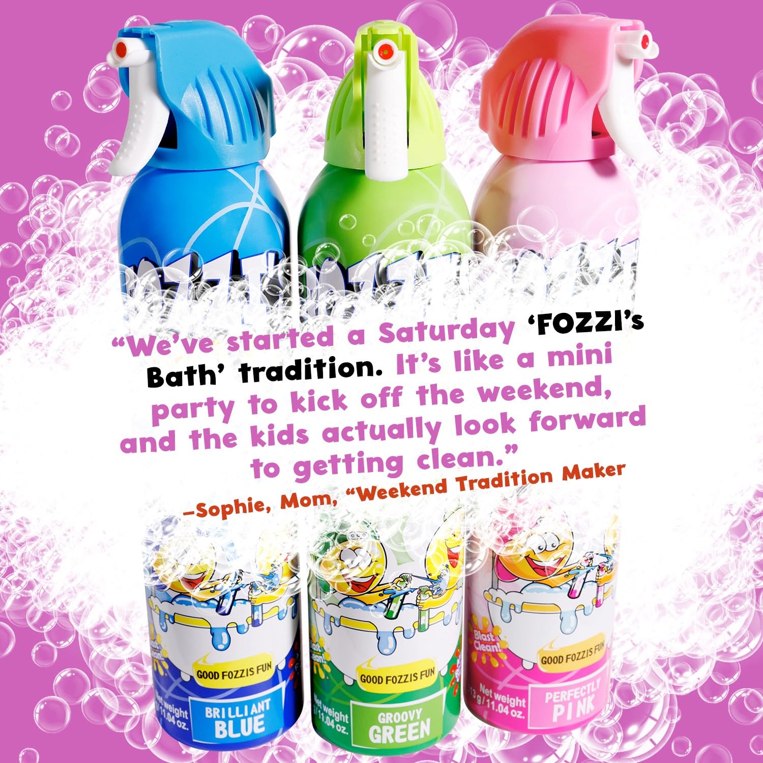 FOZZI'S dermatologically tested kid foam meets safety standards