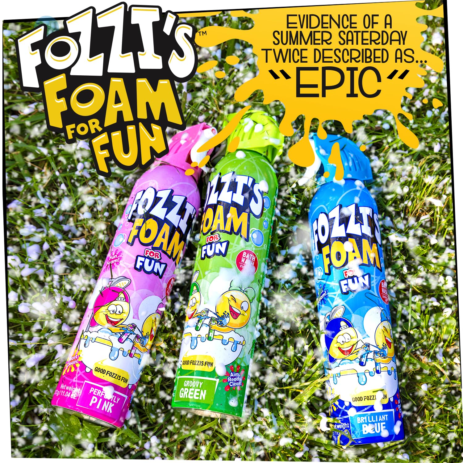 FOZZI'S easy spray trigger makes spray foam quick and cheerful