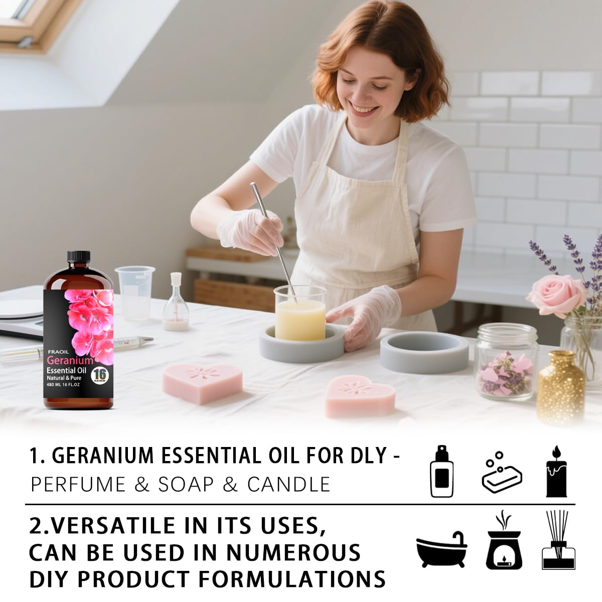 FRAOIL Geranium essential oil gift packaging suitable for gifting